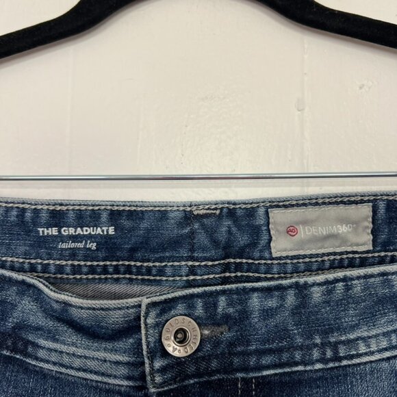 AG The Graduate Tailored Leg Jeans Denim 360 Degrees 42x30 - Hemmed from 34 - Picture 2 of 7